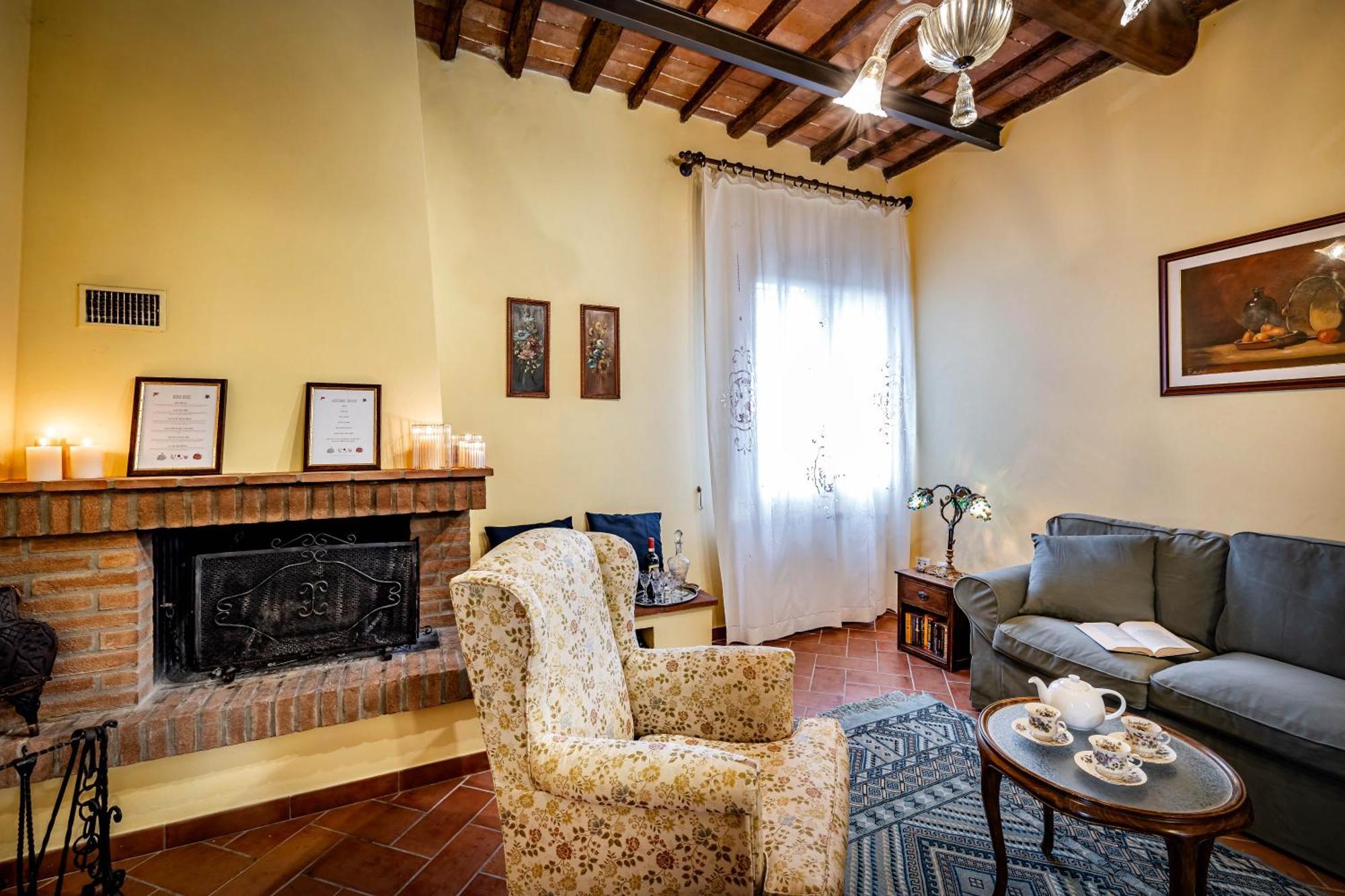 Casale Il Fontanellino - Country House Near Florence San Miniato Exteriör bild